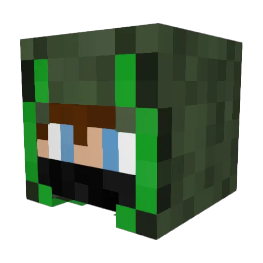 JoaoTrugilo Minecraft avatar head, 3D render