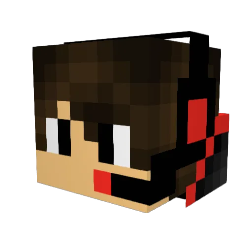 JoaoV__ Minecraft avatar head, 3D render