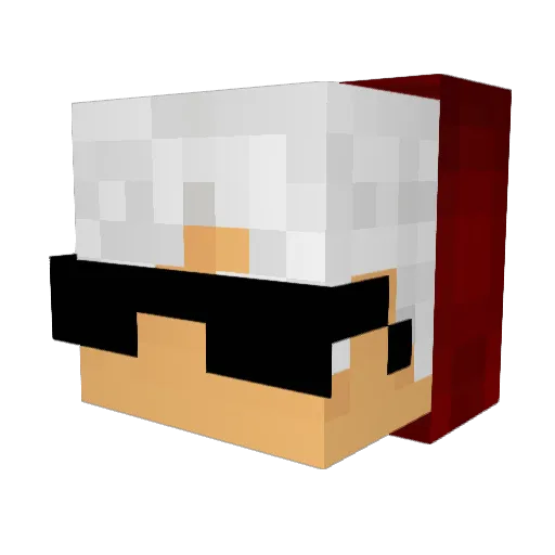 JoaoVictorXD Minecraft avatar head, 3D render