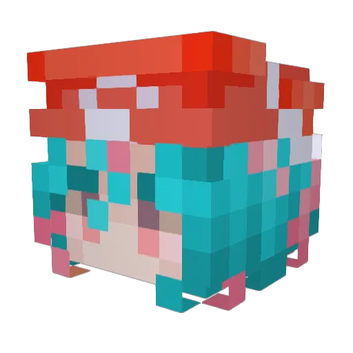 Joao_77 Minecraft avatar head, 3D render