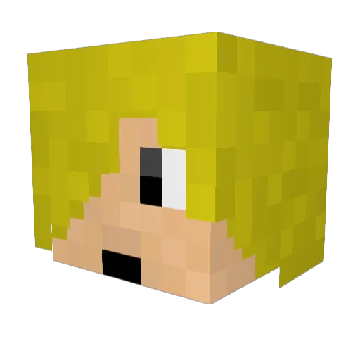 Joaquim141 Minecraft avatar head, 3D render