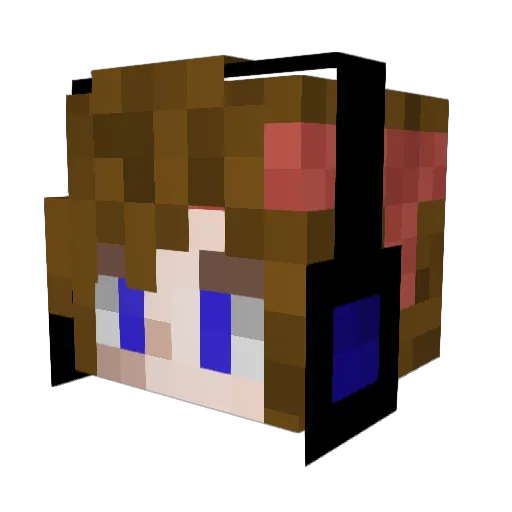 JoaquinMBG Minecraft avatar head, 3D render