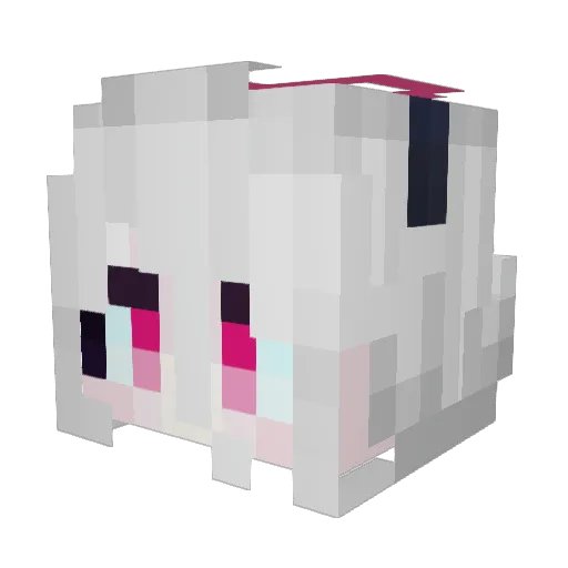 Jobai0929 Minecraft avatar head, 3D render
