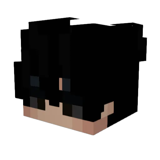 Jobarez Minecraft avatar head, 3D render