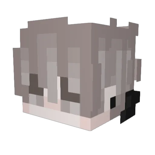 JobeyCraft Minecraft avatar head, 3D render