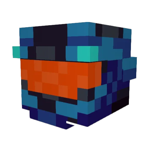 JobiJob Minecraft avatar head, 3D render