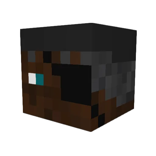 Jobje2018 Minecraft avatar head, 3D render