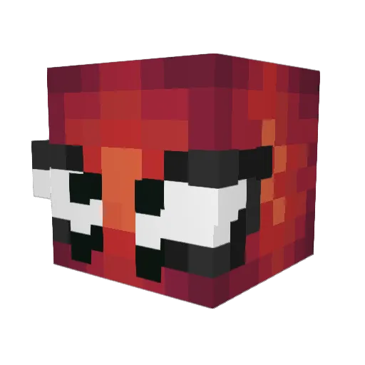 Jobmans Minecraft avatar head, 3D render