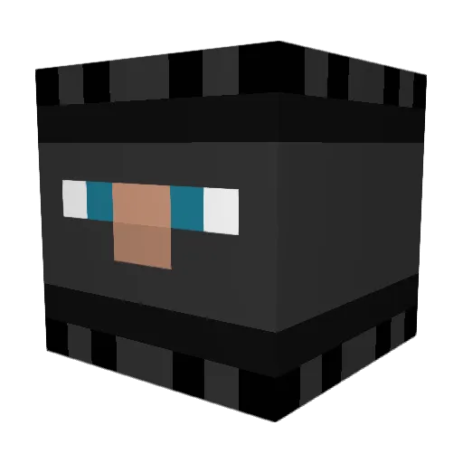 Jobobino Minecraft avatar head, 3D render
