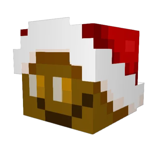 Jobruhehe Minecraft avatar head, 3D render