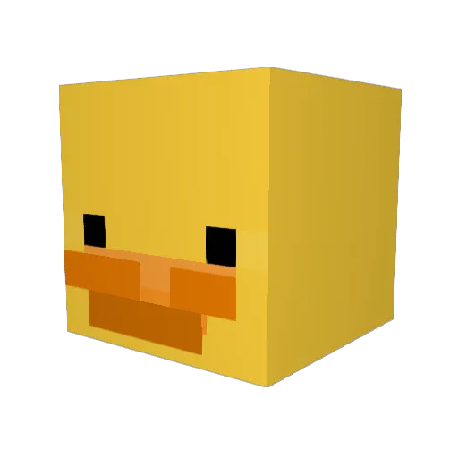 Jobsee Minecraft avatar head, 3D render