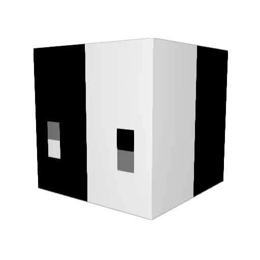 Jobstone Minecraft avatar head, 3D render