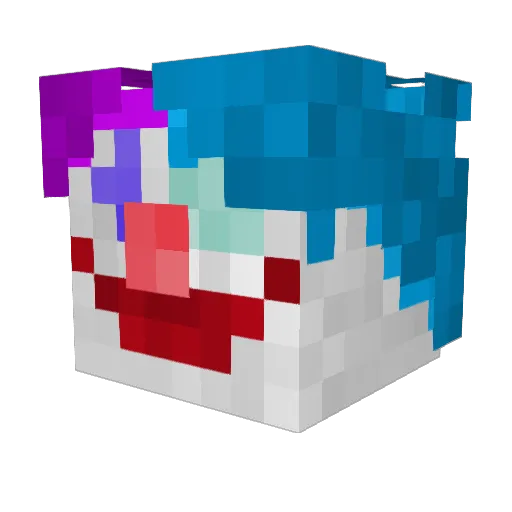 Joc_Bone Minecraft avatar head, 3D render