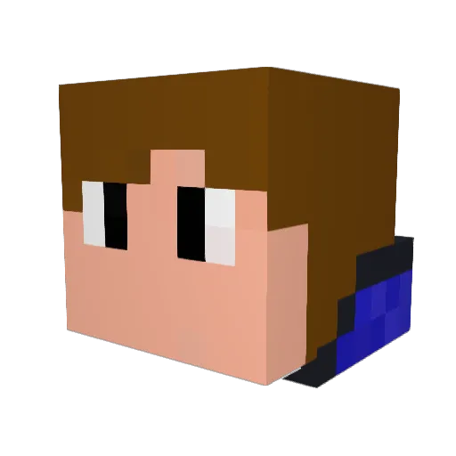 Joca_Xavier Minecraft avatar head, 3D render