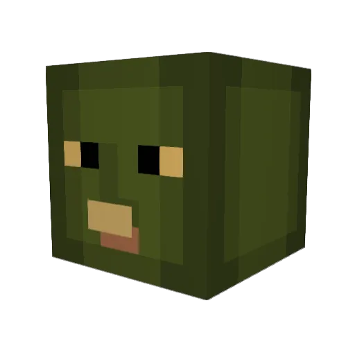 JochKind Minecraft avatar head, 3D render
