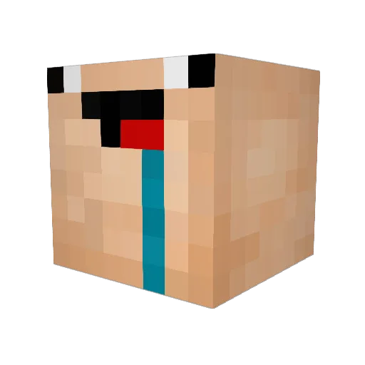 Jochelyn Minecraft avatar head, 3D render