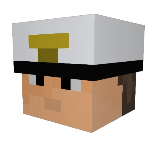 JochenHD Minecraft avatar head, 3D render