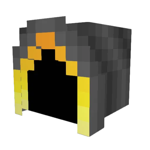 Jockerpresent Minecraft avatar head, 3D render