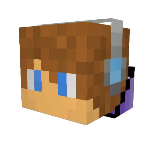 JockiJocker Minecraft avatar head, 3D render