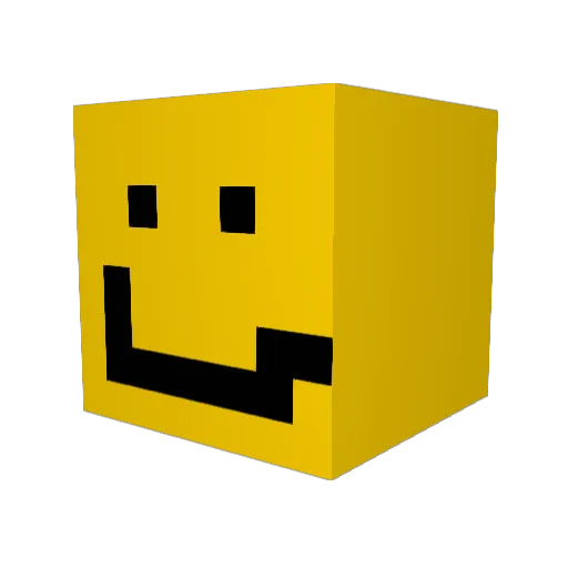 Jockoz Minecraft avatar head, 3D render