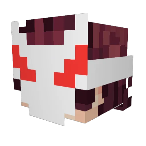 Jocraft4567 Minecraft avatar head, 3D render