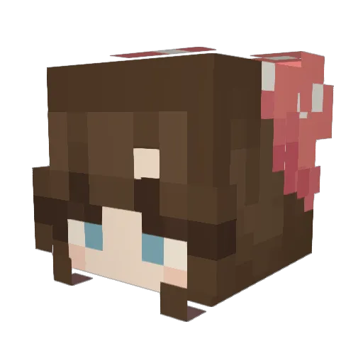 JocyA123 Minecraft avatar head, 3D render