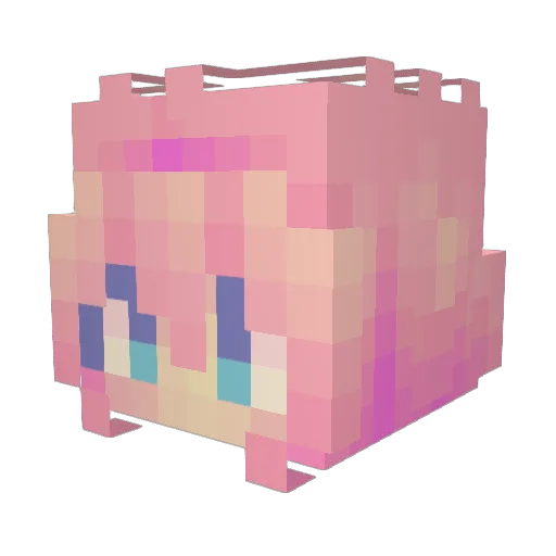 Jodes1997 Minecraft avatar head, 3D render