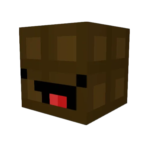 Jodi96 Minecraft avatar head, 3D render