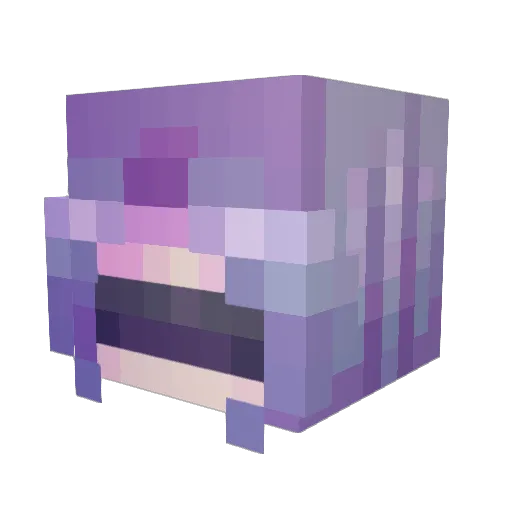 Jodobofire Minecraft avatar head, 3D render