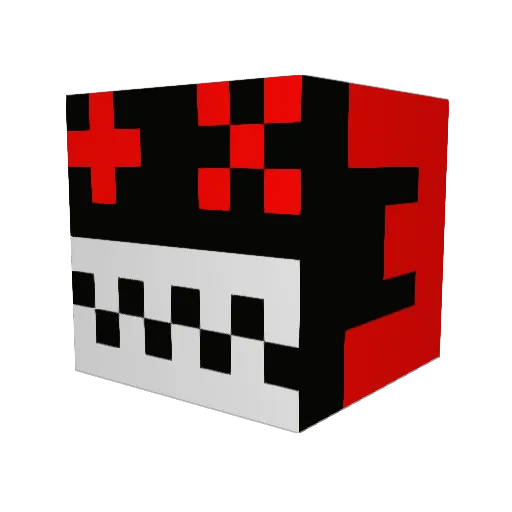 Jody13 Minecraft avatar head, 3D render