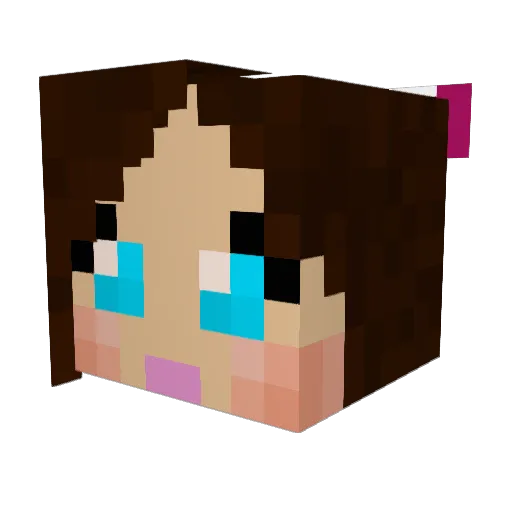 JoeAcosta Minecraft avatar head, 3D render