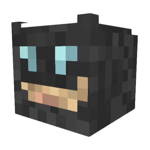 JoeBandy Minecraft avatar head, 3D render