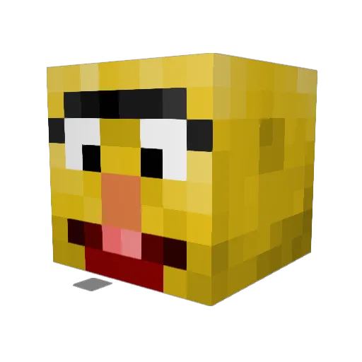 JoeBidenOfficial Minecraft avatar head, 3D render