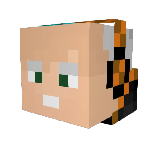JoeBiden_PLAYZ64 Minecraft avatar head, 3D render