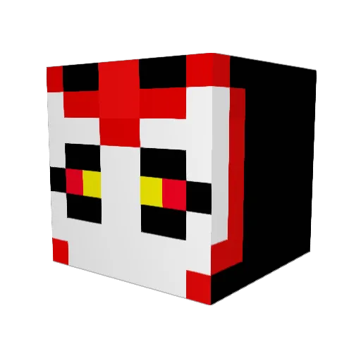 JoeBoXD1 Minecraft avatar head, 3D render