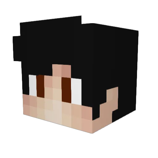 JoeBroomhead Minecraft avatar head, 3D render