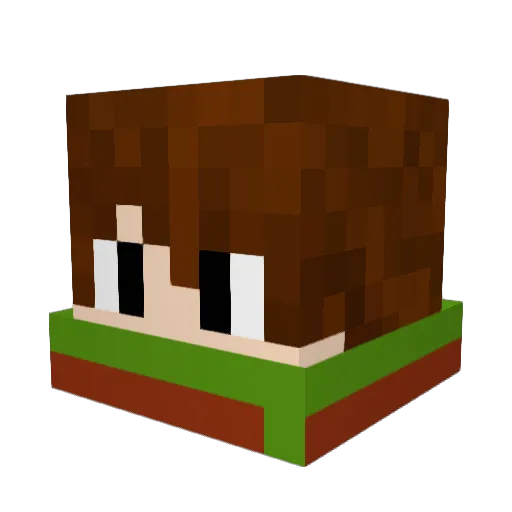 JoeBuzzTheMaddog Minecraft avatar head, 3D render