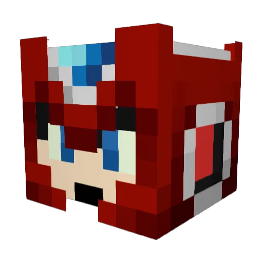 JoeCidd Minecraft avatar head, 3D render