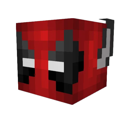 JoeCoffey Minecraft avatar head, 3D render