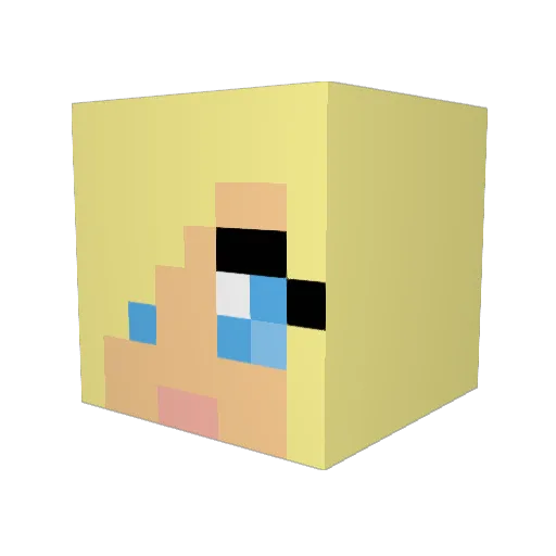 JoeConnolly Minecraft avatar head, 3D render