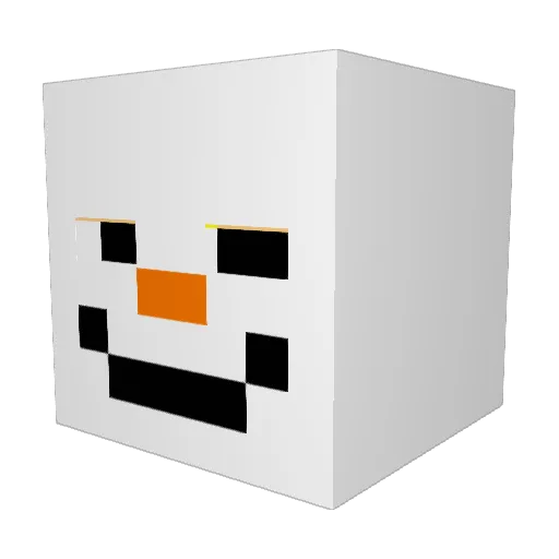 JoeCupertino Minecraft avatar head, 3D render