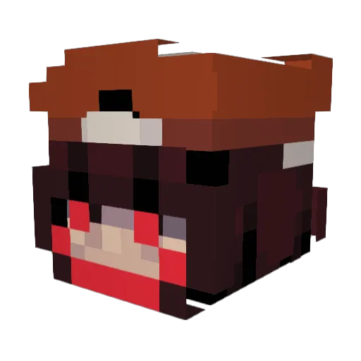 JoeD987 Minecraft avatar head, 3D render