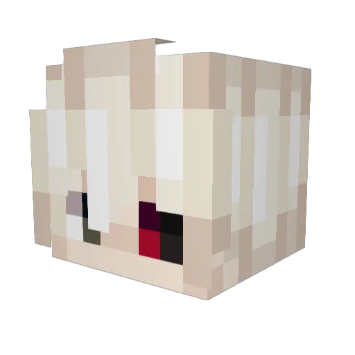 JoeDD123 Minecraft avatar head, 3D render