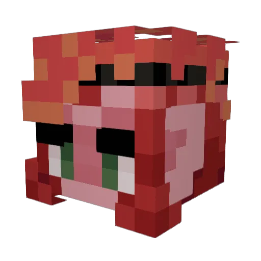 JoeGurt_ Minecraft avatar head, 3D render