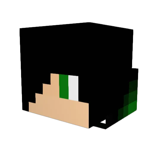 JoeHawk32 Minecraft avatar head, 3D render