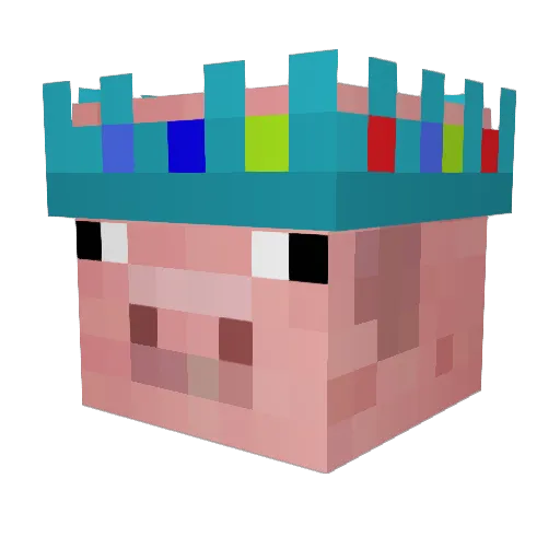 JoeHef18 Minecraft avatar head, 3D render