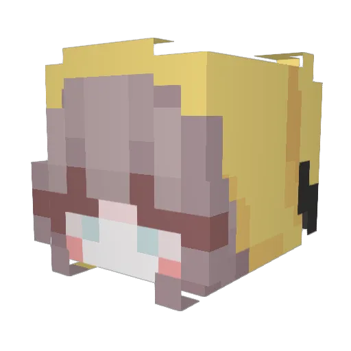 JoeHg Minecraft avatar head, 3D render