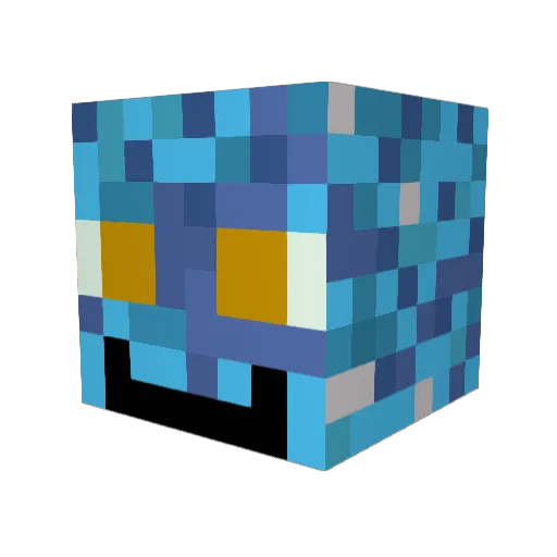 JoeJoeB120 Minecraft avatar head, 3D render