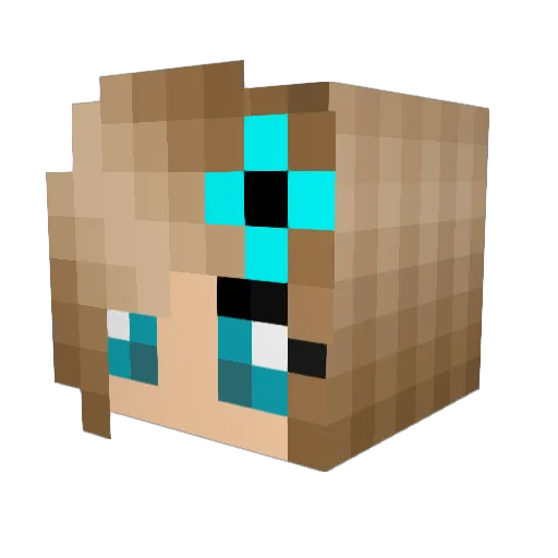 JoeKa1506 Minecraft avatar head, 3D render