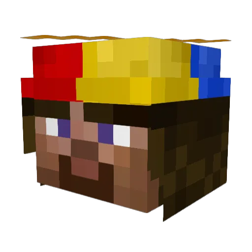 JoeLnwZa2000 Minecraft avatar head, 3D render